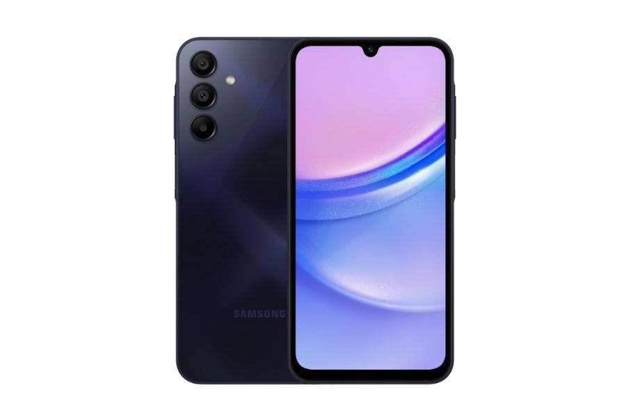 Samsung Galaxy A15 (LTE/4G) 128GB 4GB RAM Dual (A155F) Használt Mobiltelefon, kékes fekete