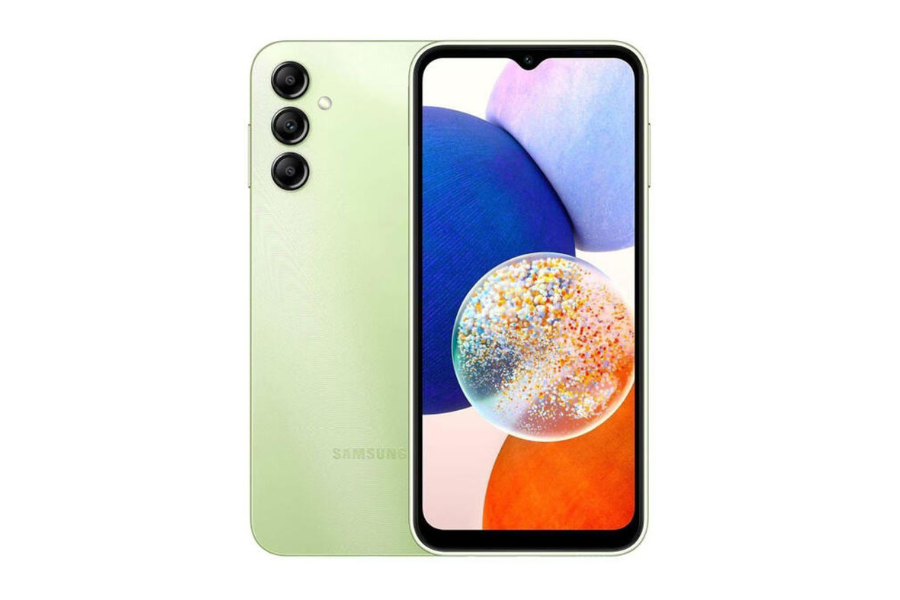 Samsung Galaxy A14 4G 128GB 4GB RAM Dual (A145F) Mobiltelefon, világos zöld