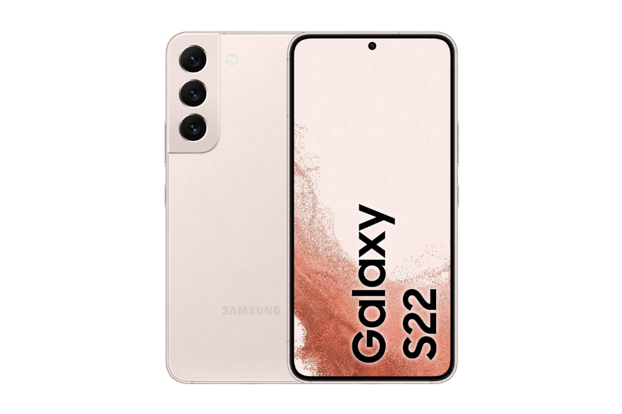 Samsung Galaxy S22 128GB 8GB RAM SM-S901B/DS ( 1db SIM+ 1db e-SIM ) Pink Gold 