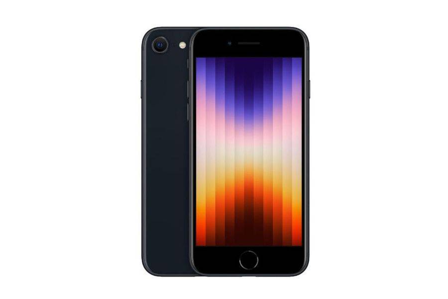 iPhone SE 3. Gen 2022 128GB Black Mobiltelefon 