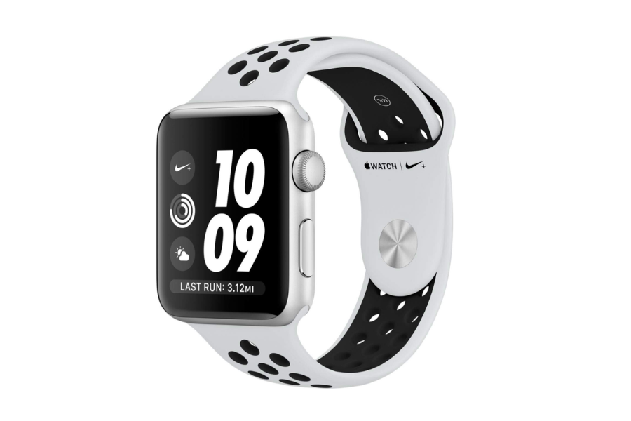Apple Watch 3 38mm silver Nike+ használt okosóra, 