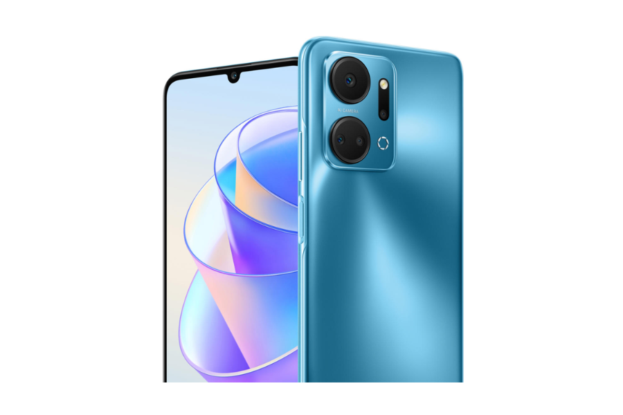 Honor X7A  4GB/128GB DUAL SIM Mobiltelefon, kék