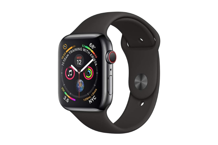 Apple Watch 4 44mm fekete használt okosóra,