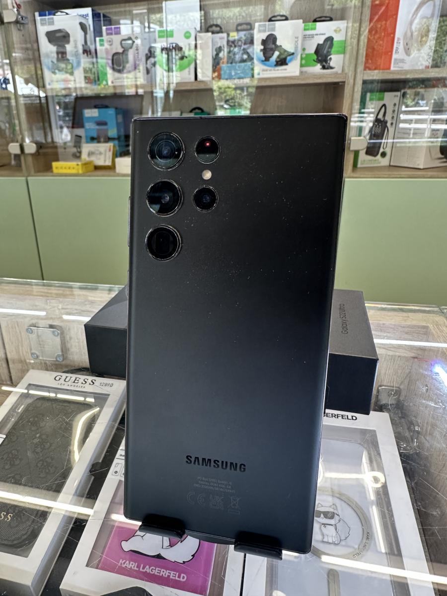 Samsung Galaxy S22 Ultra 5G 256GB/12GB RAM SM-S908B/DS Fekete, Haszn&aacute;lt mobiltelefon