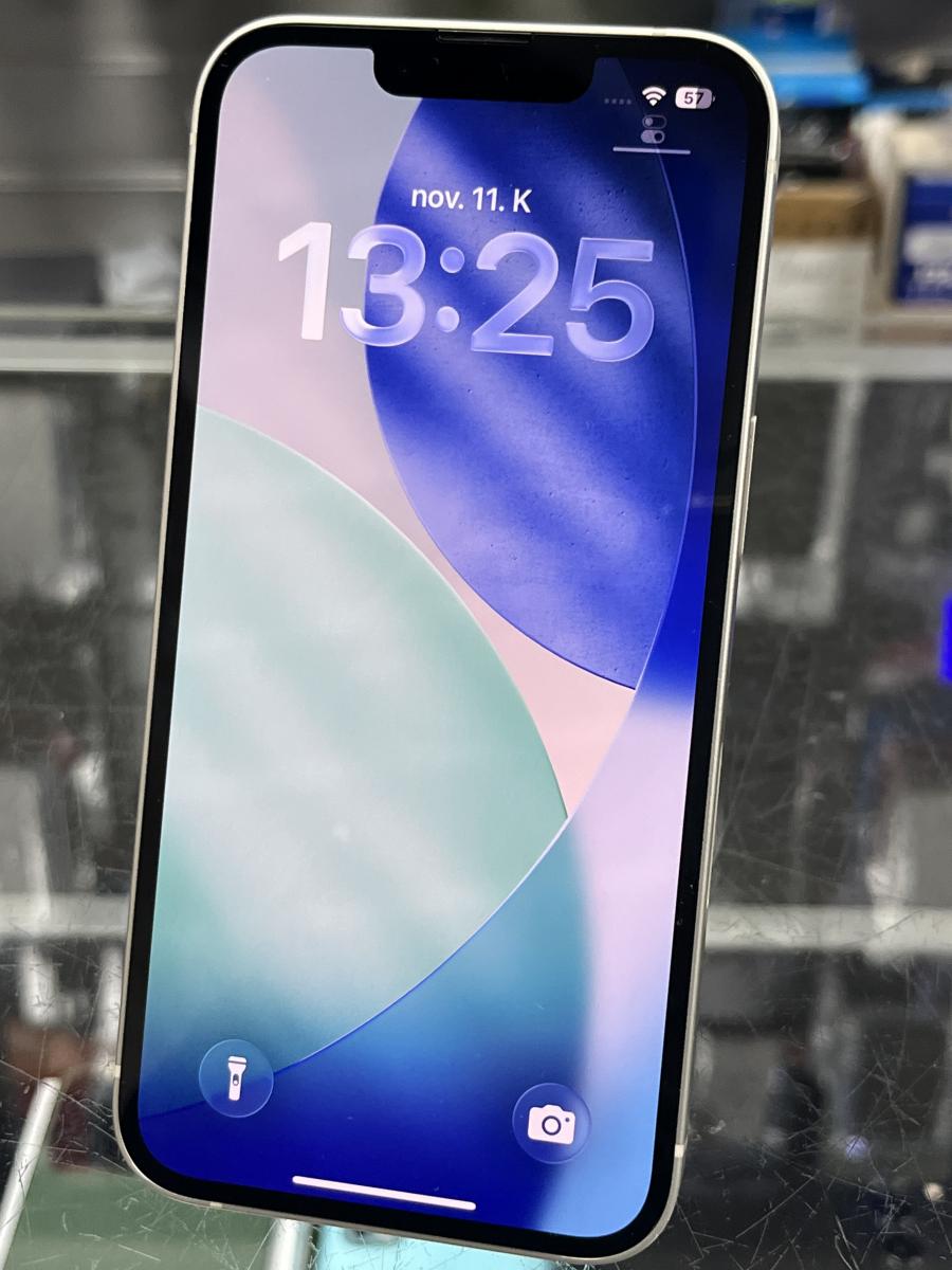Iphone 13 128GB Fehér Független Mobiltelefon, használt