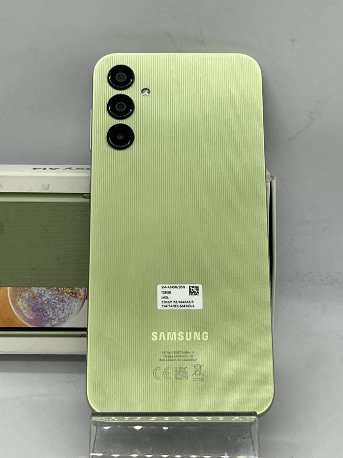 Samsung Galaxy A14 4G 128GB 4GB RAM Dual (A145F) Mobiltelefon, világos zöld