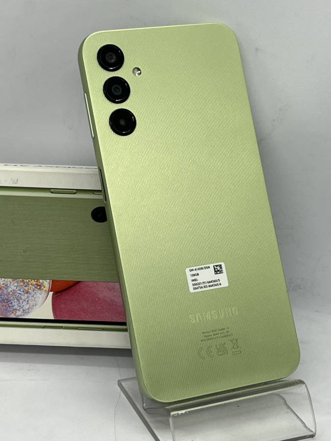 Samsung Galaxy A14 4G 128GB 4GB RAM Dual (A145F) Mobiltelefon, világos zöld