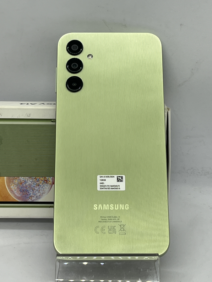 Samsung Galaxy A14 4G 128GB 4GB RAM Dual (A145F) Mobiltelefon, világos zöld