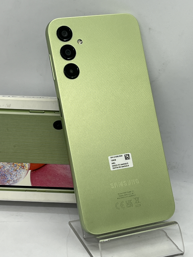 Samsung Galaxy A14 4G 128GB 4GB RAM Dual (A145F) Mobiltelefon, világos zöld