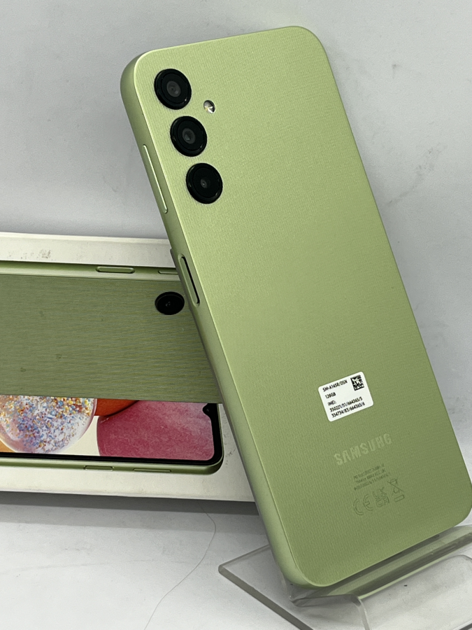 Samsung Galaxy A14 4G 128GB 4GB RAM Dual (A145F) Mobiltelefon, világos zöld