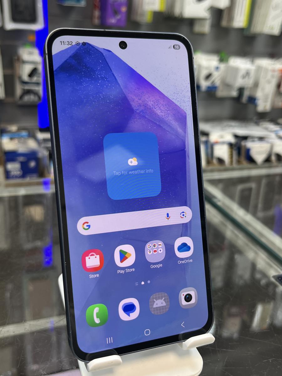 Samsung Galaxy A55 5G 128GB 8GB RAM Dual ( SM-A556B/DS ) Awesome Navy, HASZN&Aacute;LT 