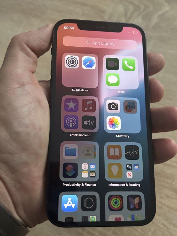 iPhone 12  64GB Black Mobiltelefon