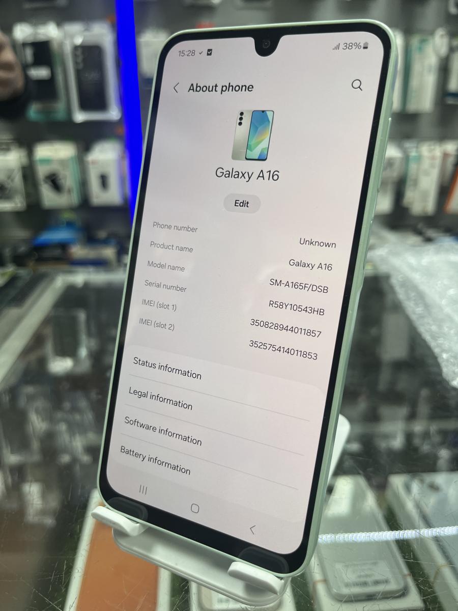 Samsung Galaxy A16 5G 128GB 4GB RAM Dual Light Green, HASZNÁLT