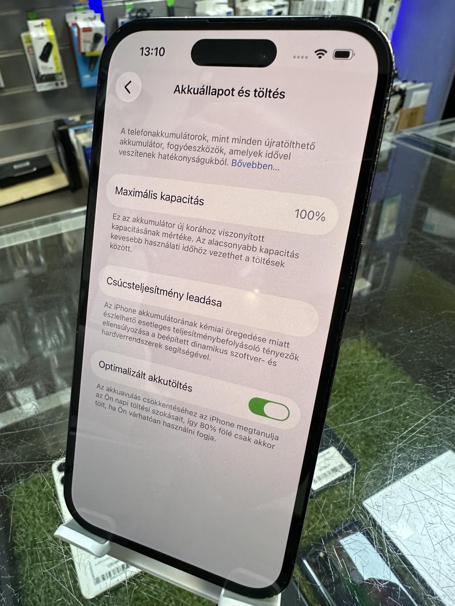 iPhone 14  Pro 512GB fekete haszn&aacute;lt mobiltelefon