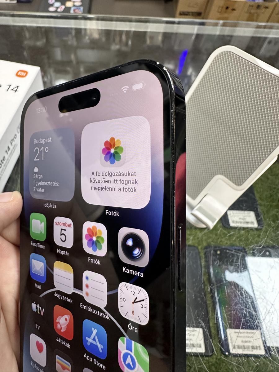 iPhone 14  Pro 512GB fekete haszn&aacute;lt mobiltelefon