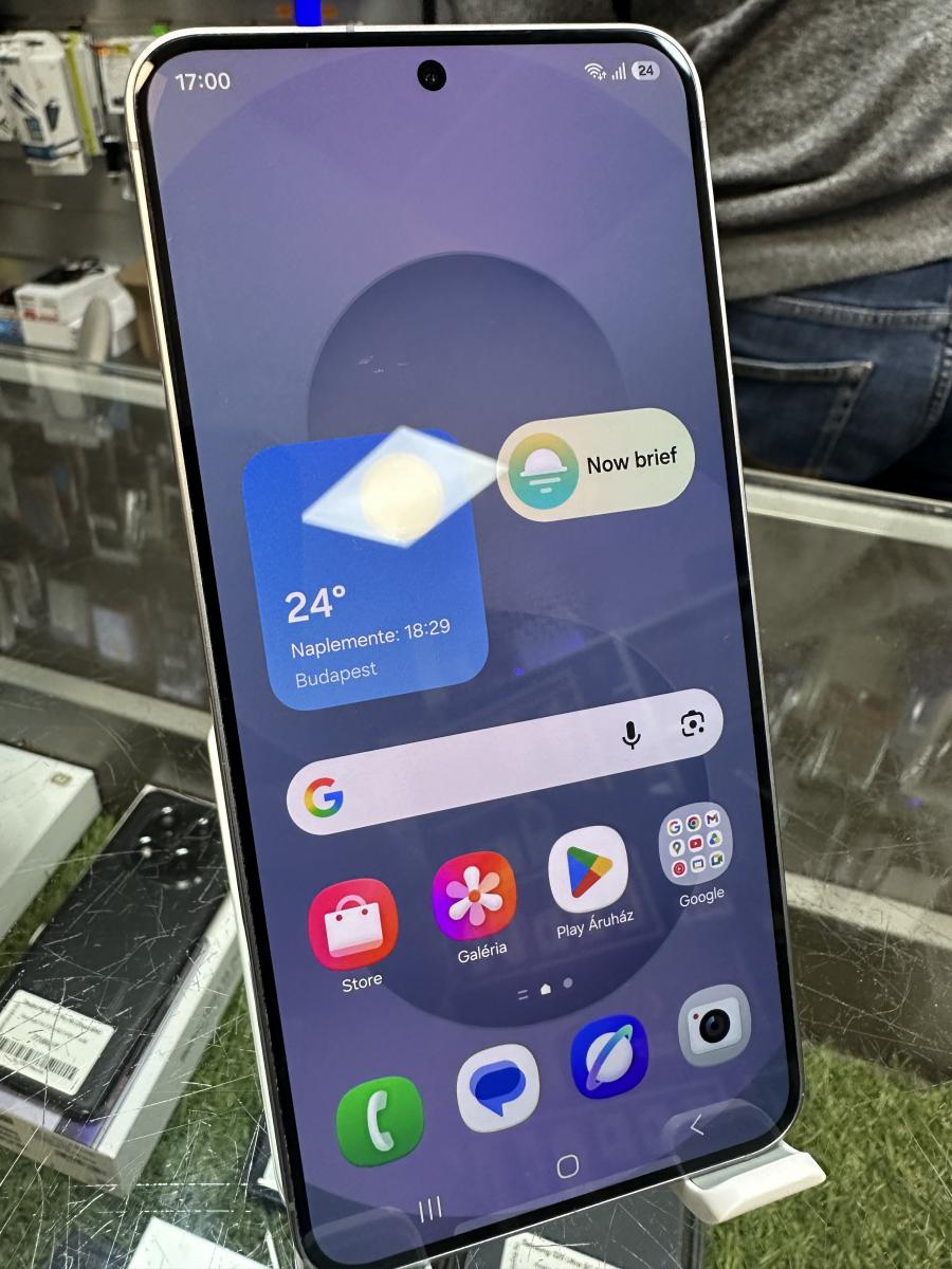 Samsung Galaxy S25 5G, Dual SIM, K&ouml;d&ouml;s ez&uuml;st szinben, 12GB /128GB (SM-S931B/DS) 