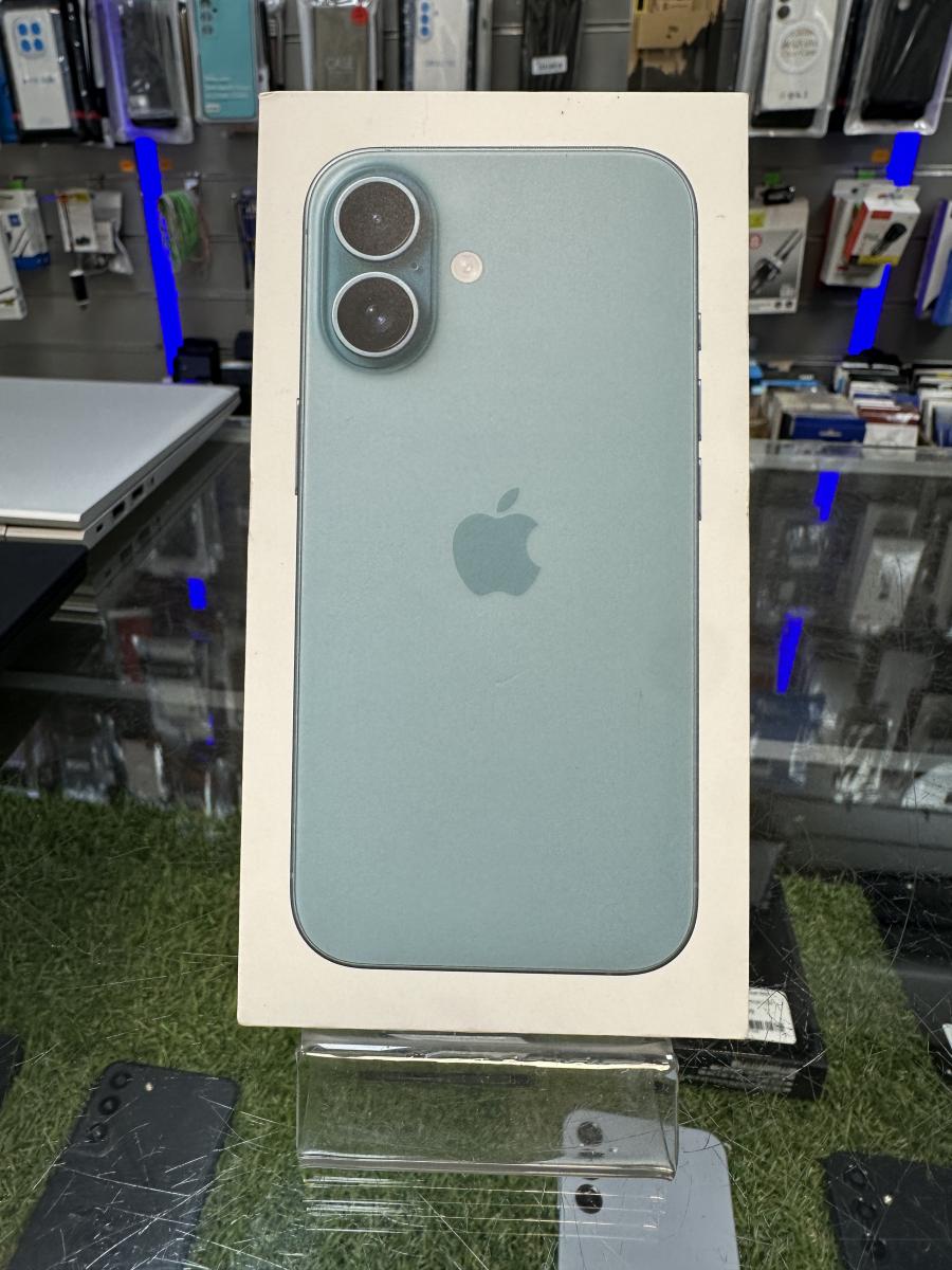 Apple iPhone 16 128GB mobiltelefon, Z&ouml;ld mobiltelefon