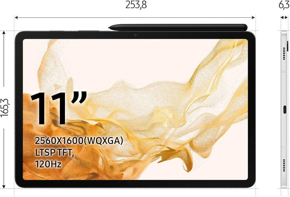 Samsung Galaxy Tab S8 ( SM-T706B ) 11" Wifi +CELLULAR 5G tablet + S Pen