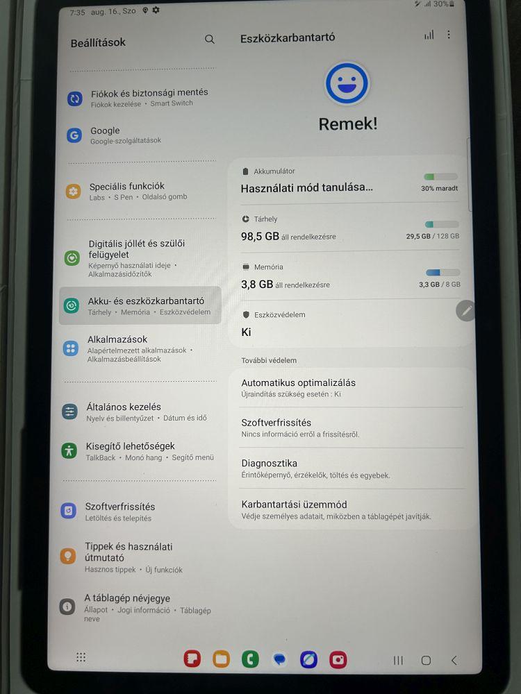 Samsung Galaxy Tab S8 ( SM-T706B ) 11" Wifi +CELLULAR 5G tablet + S Pen