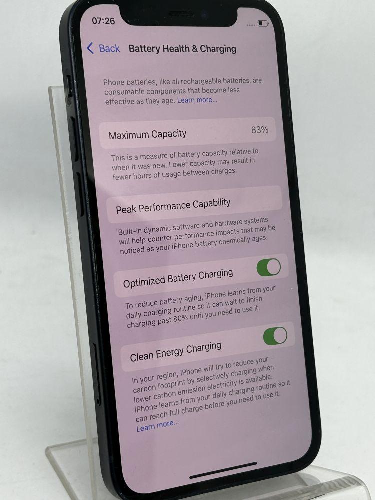 iPhone 12 Mini 128GB Fekete használt mobiltelefon 