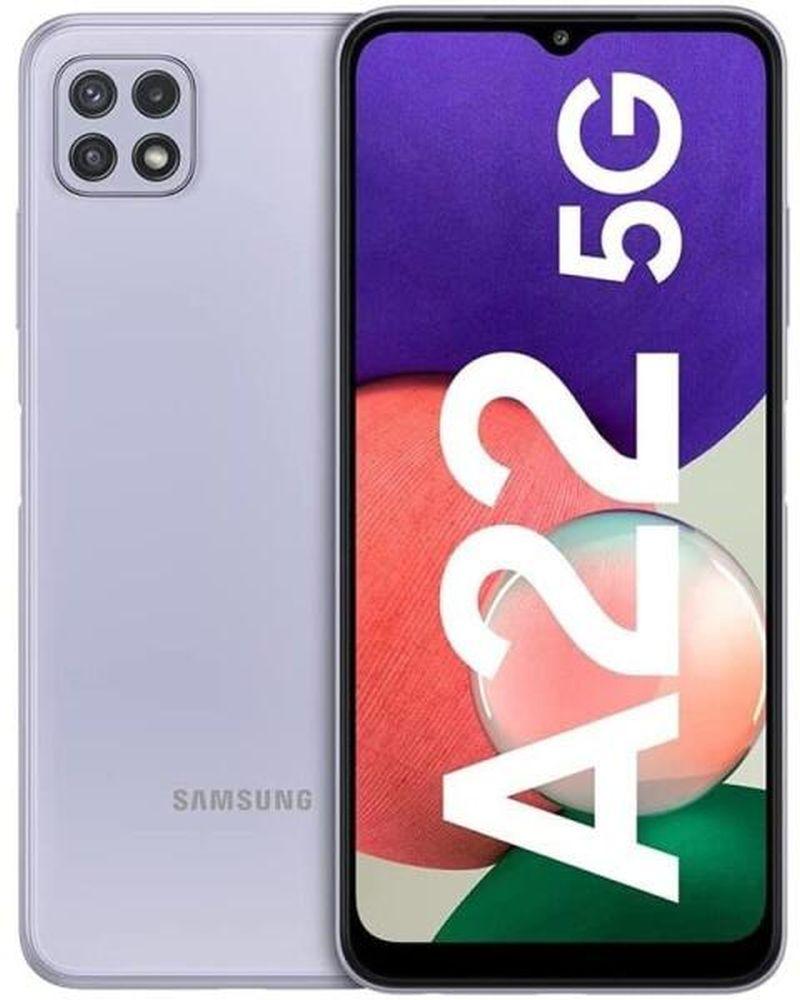 Samsung Galaxy A22 5G 128GB 4GB RAM Dual (A226F) Mobiltelefon, Lila