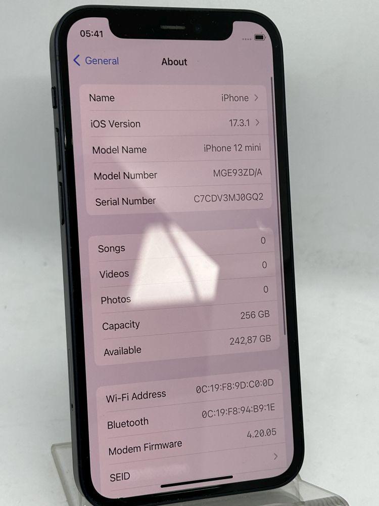 iPhone 12 Mini 256GB Fekete használt mobiltelefon