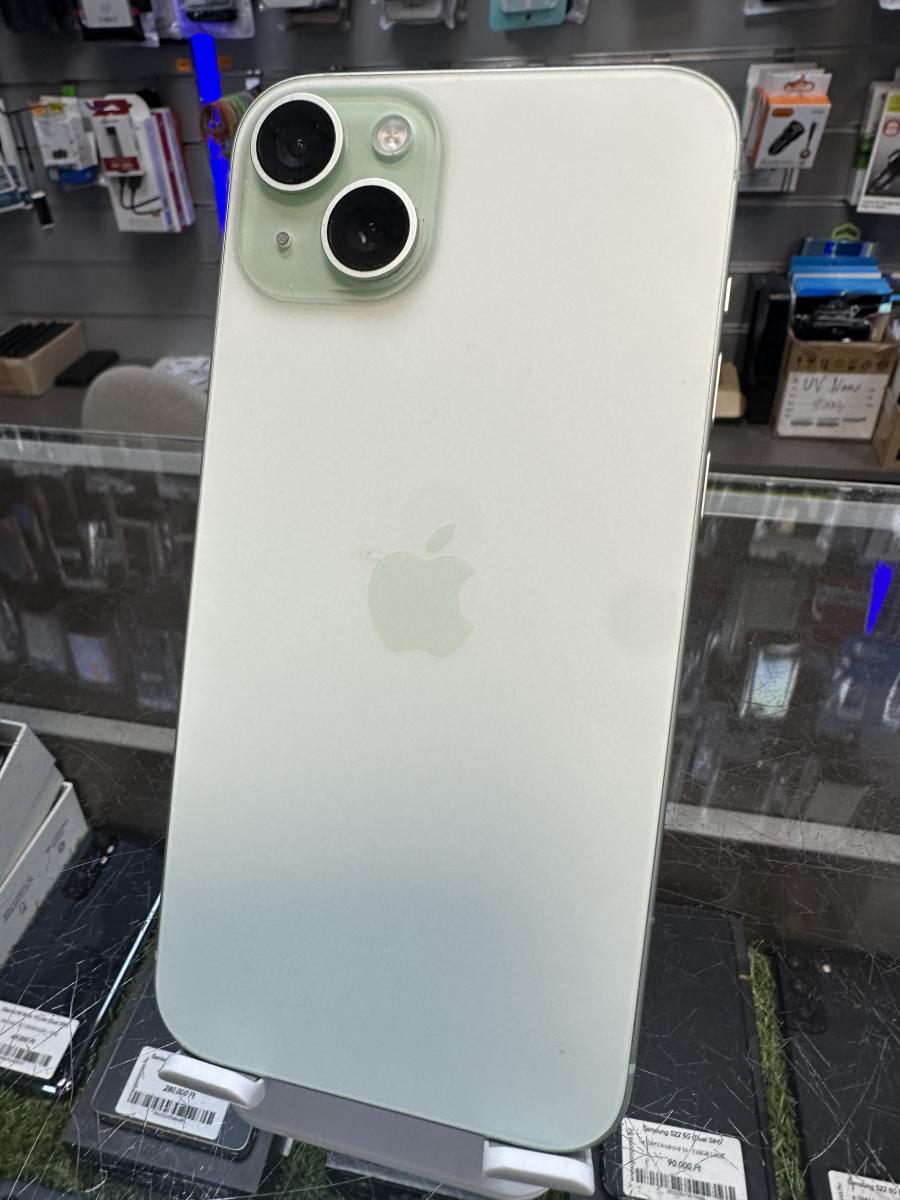 iPhone 15 Plus 128GB 5G Z&ouml;ld Mobiltelefon, HASZN&Aacute;LT