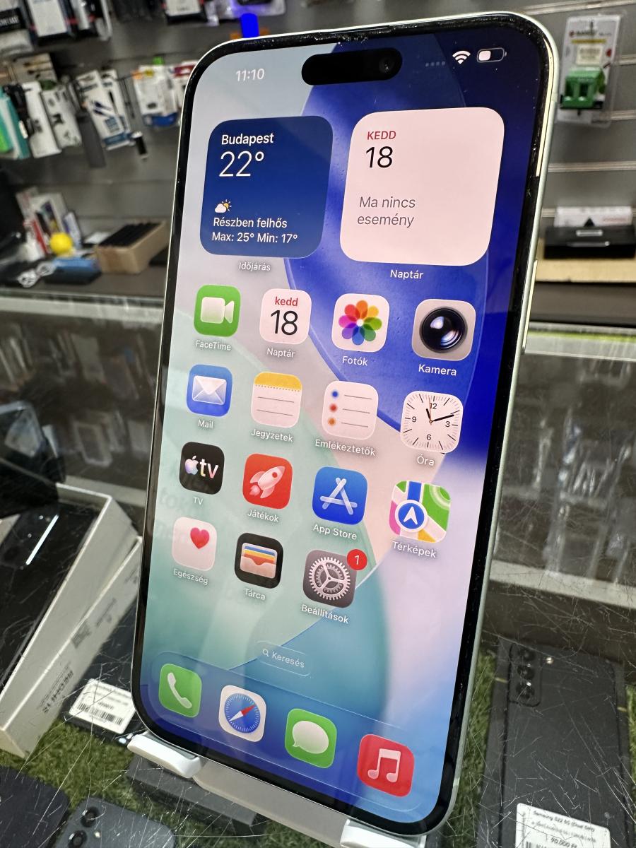 iPhone 15 Plus 128GB 5G Z&ouml;ld Mobiltelefon, HASZN&Aacute;LT
