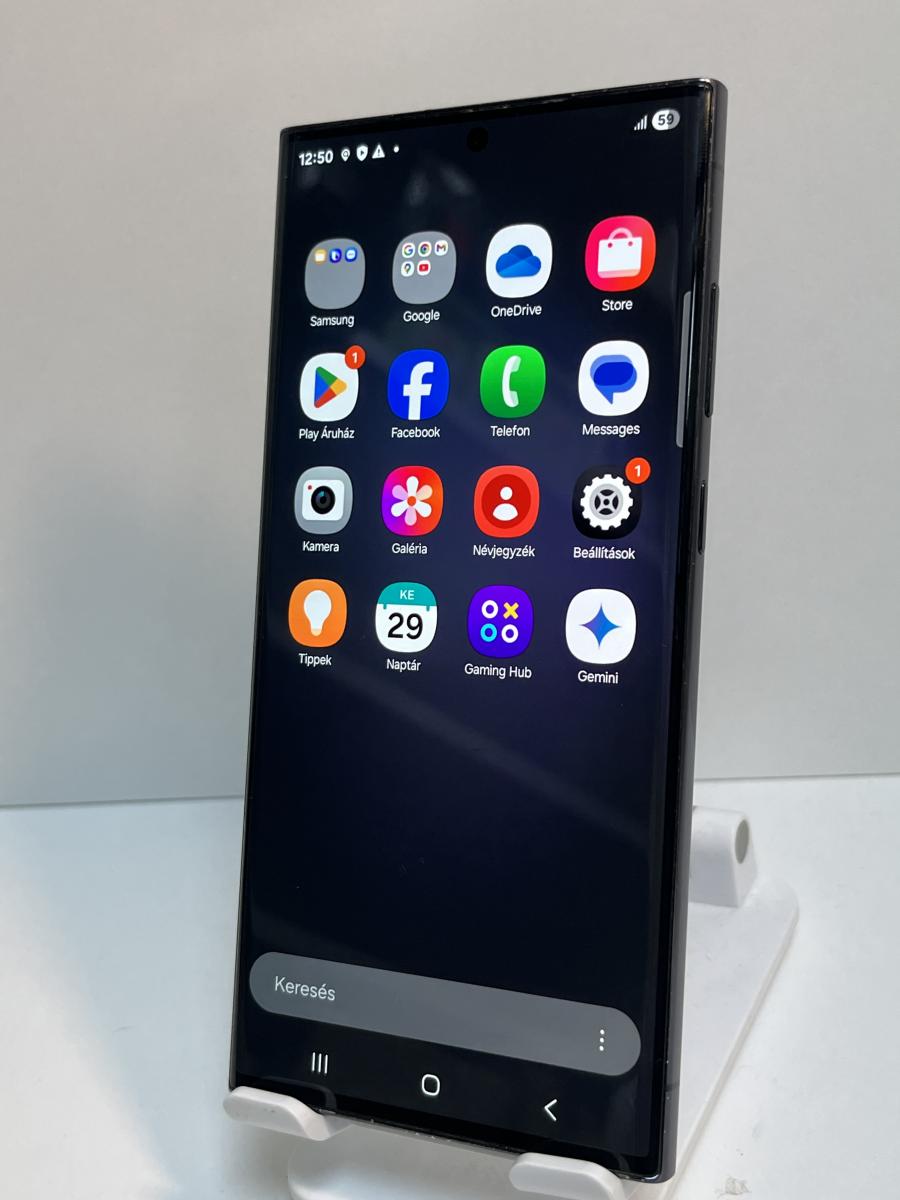 Samsung Galaxy S23 Ultra 5G, Dual SIM, Fekete, 12/512GB (SM-S918B)