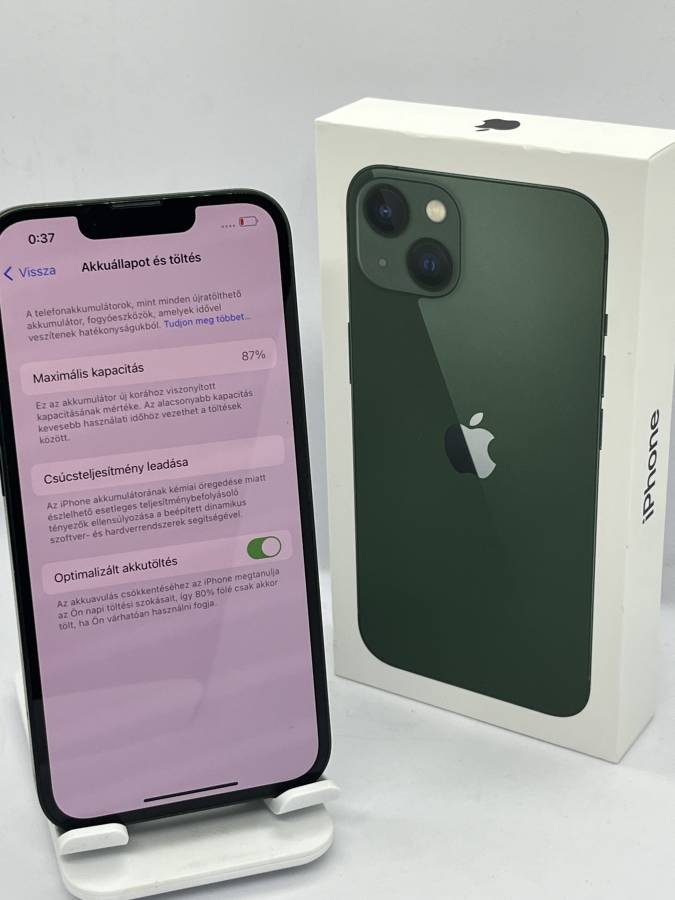 Iphone 13 128GB Zöld Mobiltelefon