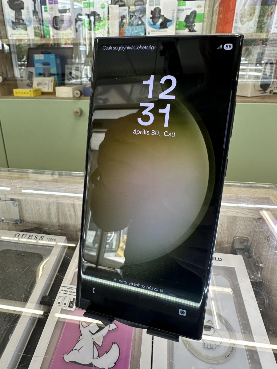 Samsung Galaxy S23 Ultra 5G, Dual SIM, Z&Ouml;LD, 12/512GB (SM-S918B)  HASZN&Aacute;LT MOBILTELEFON