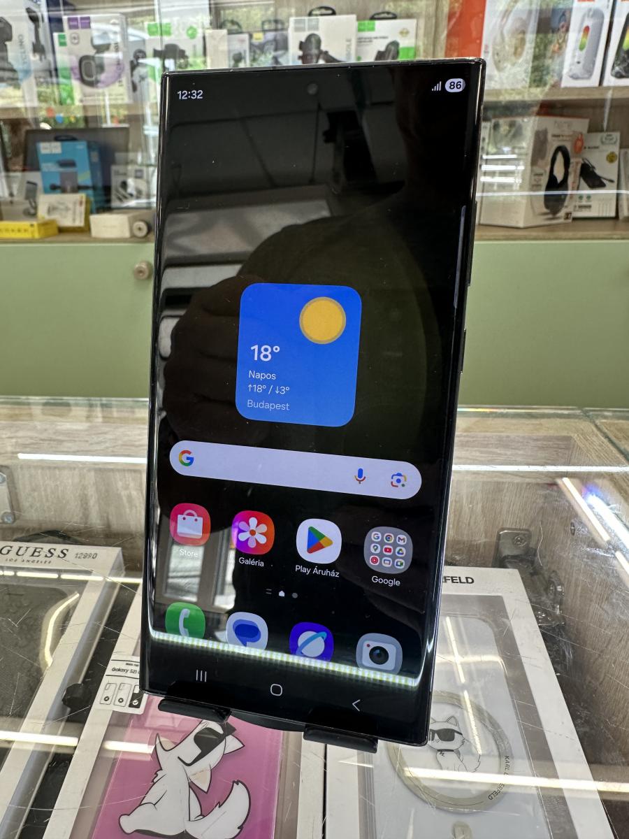 Samsung Galaxy S23 Ultra 5G, Dual SIM, Z&Ouml;LD, 12/512GB (SM-S918B)  HASZN&Aacute;LT MOBILTELEFON