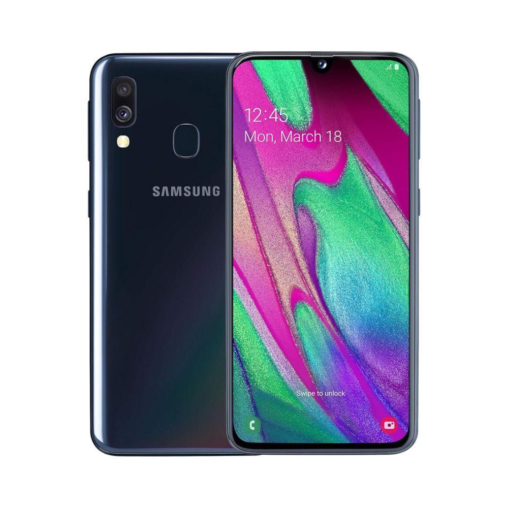 Samsung Galaxy A40 64GB Dual A405 Haszn&aacute;lt Mobiltelefon, fekete