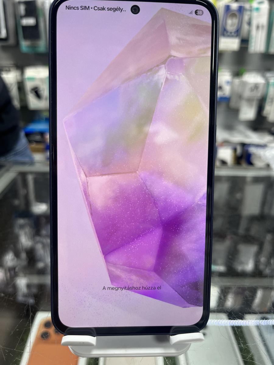 Samsung Galaxy A35 5G 128GB 8GB RAM Dual ( SM-A356B/DS ) Awesome Navy , HASZNÁLT