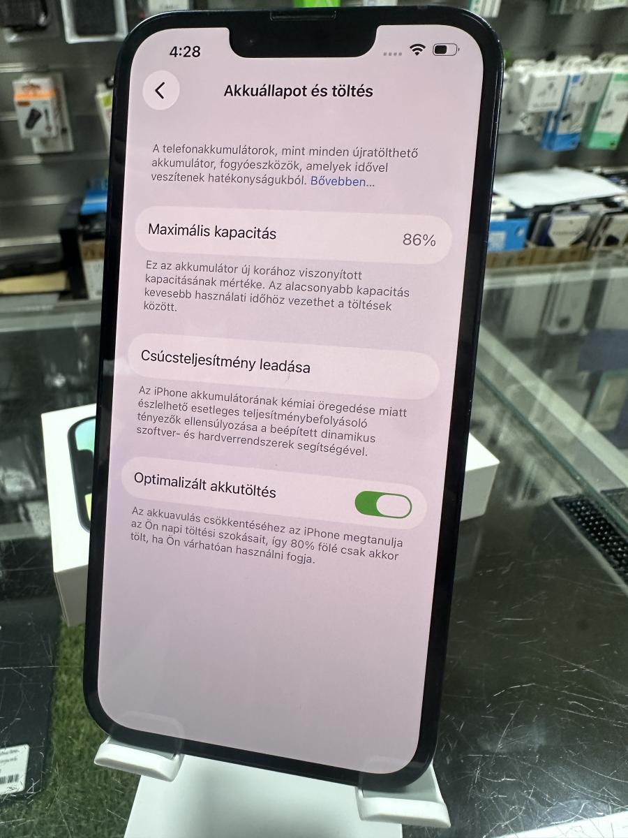 iPhone 14  128GB Black Mobiltelefon