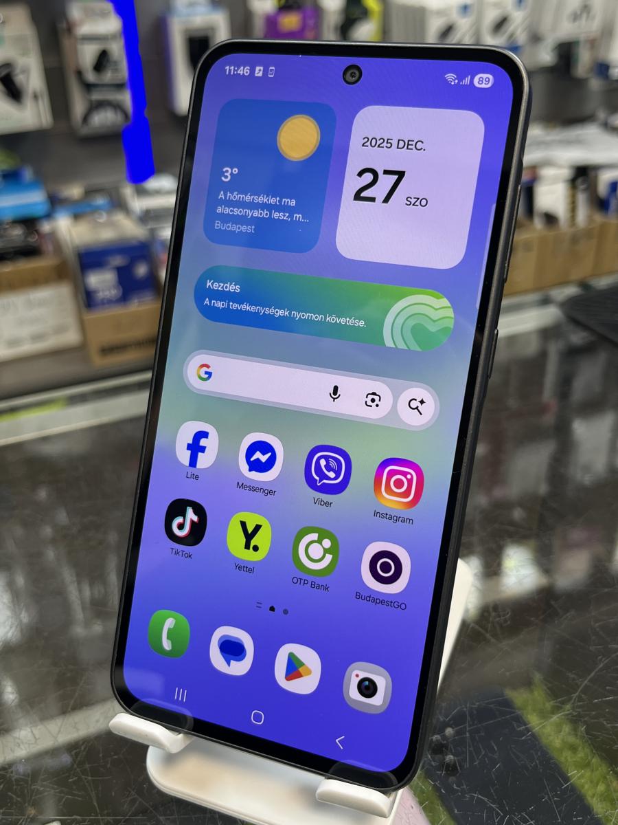 Samsung Galaxy A36 5G 128GB 6GB RAM Dual ( SM-A366B/DS ) Fekete, Haszn&aacute;lt