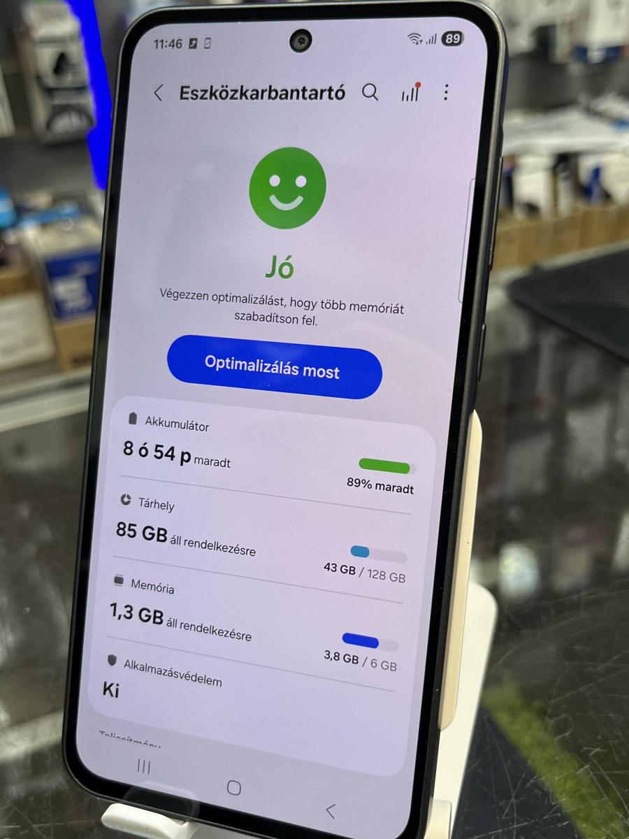 Samsung Galaxy A36 5G 128GB 6GB RAM Dual ( SM-A366B/DS ) Fekete, Haszn&aacute;lt