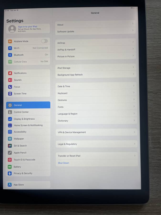 iPad Pro 12.9 1. Gen 2015 (Wi-Fi+Cellular 128GB Space Gray)