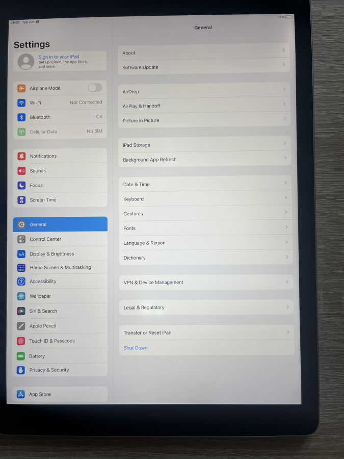 iPad Pro 12.9 1. Gen 2015 (Wi-Fi+Cellular 128GB Space Gray)