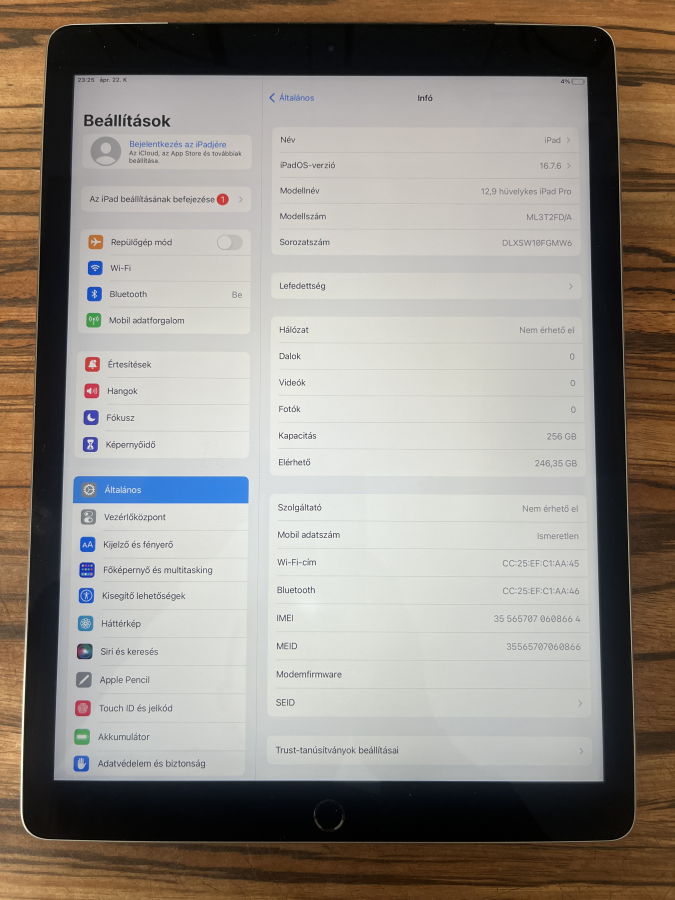 iPad Pro 12.9 1. Gen 2015 (Wi-Fi+Cellular 256GB space gray