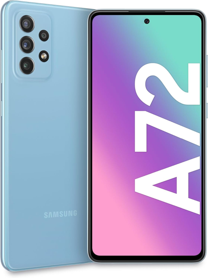 Samsung Galaxy A72 (SM-A725F) DualSIM 128GB Használt Mobiltelefon, kék