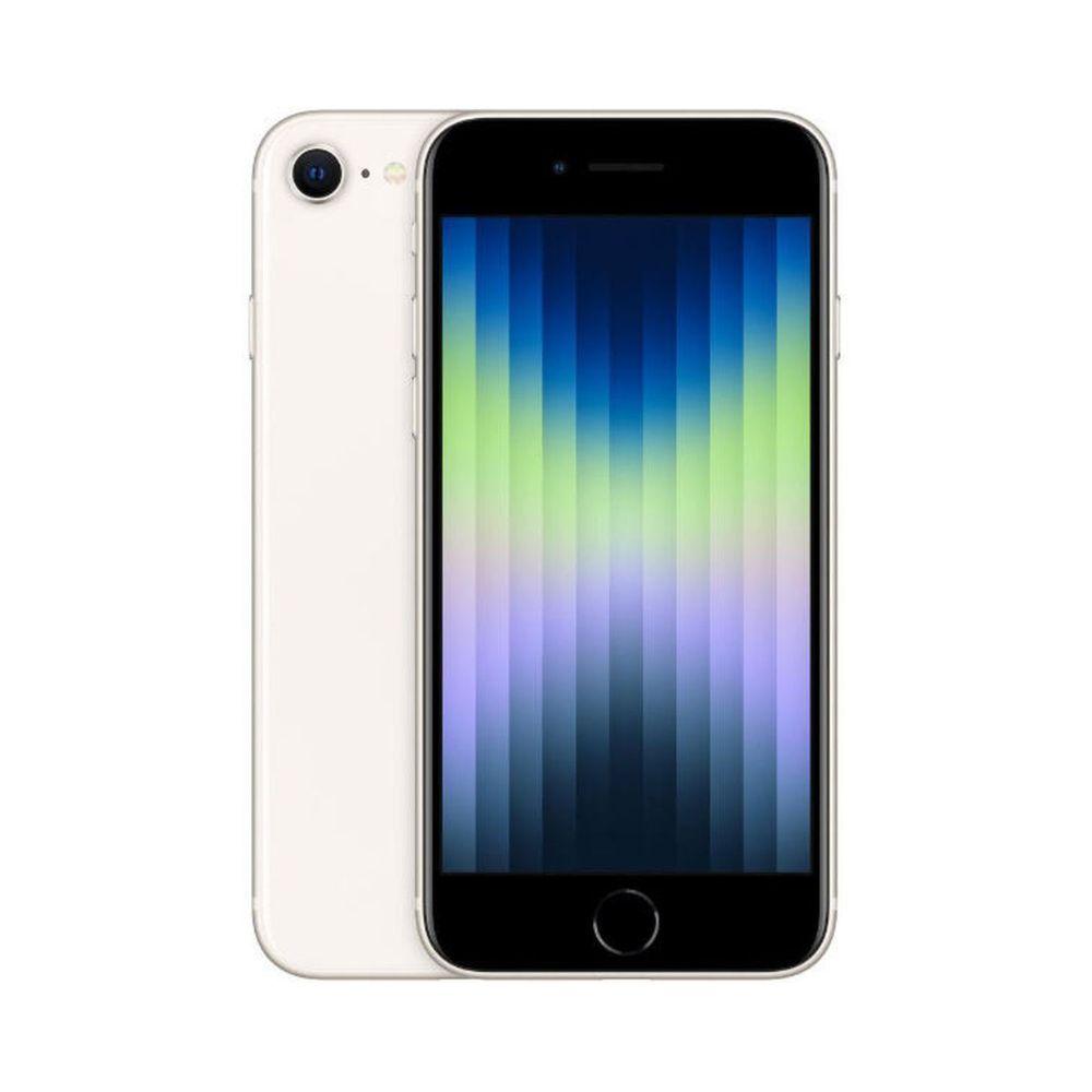 iPhone SE 3. Gen 2022 64GB  haszn&aacute;lt Mobiltelefon, Starlight szinben 