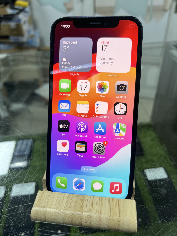 iPhone 12  64GB Black Mobiltelefon