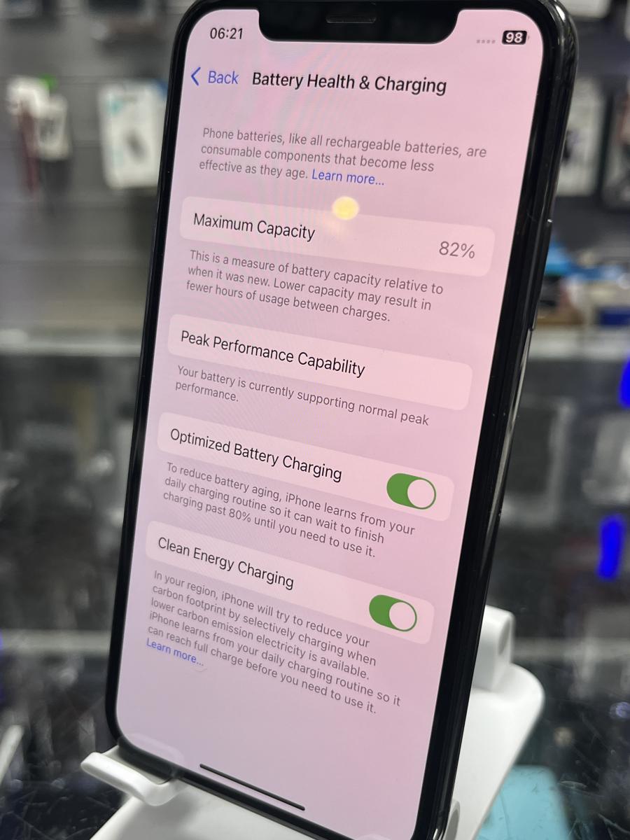 iPhone XS  64GB Black Mobiltelefon - HASZNÁLT