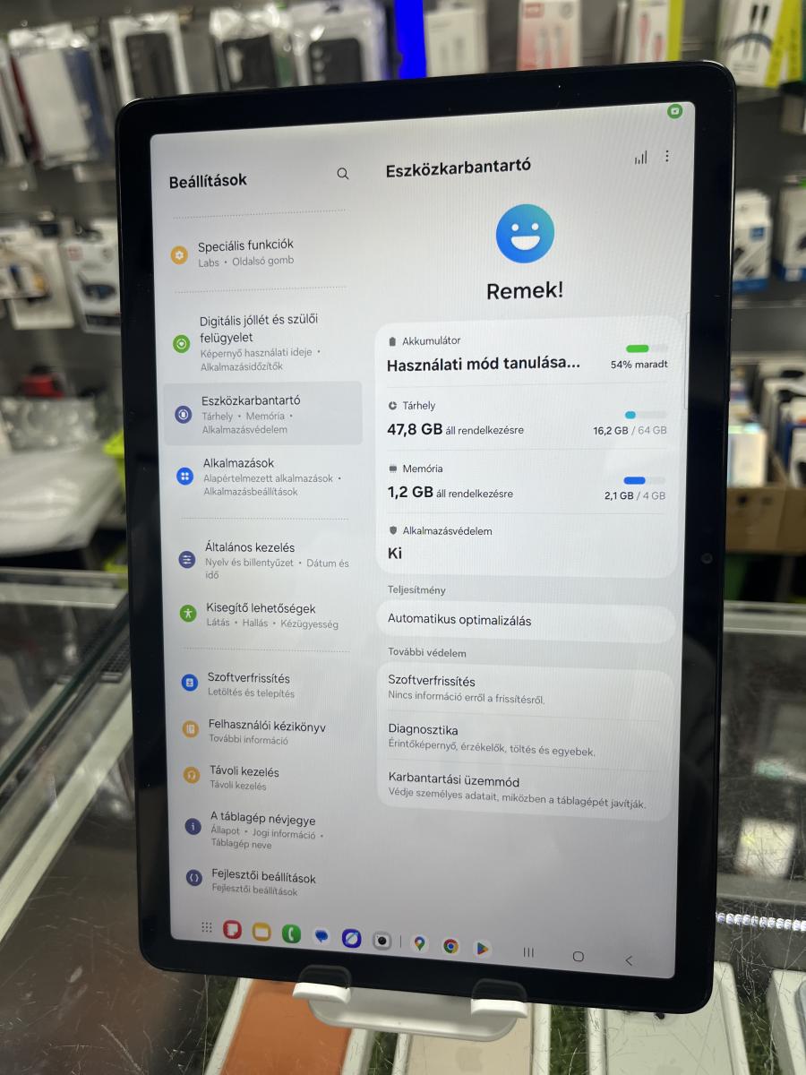 Samsung Galaxy Tab A9+ 11" (SM-X216B) 4G/64GB Wifi+5G Cellular tablet , fekete - 