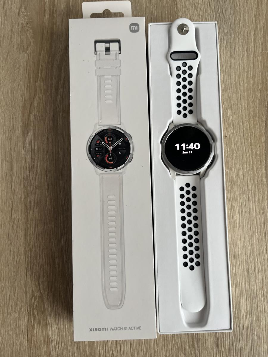 XIAOMI WATCH S1 ACTIVE FEHÉR, HASZNÁLT OKOSÓRA