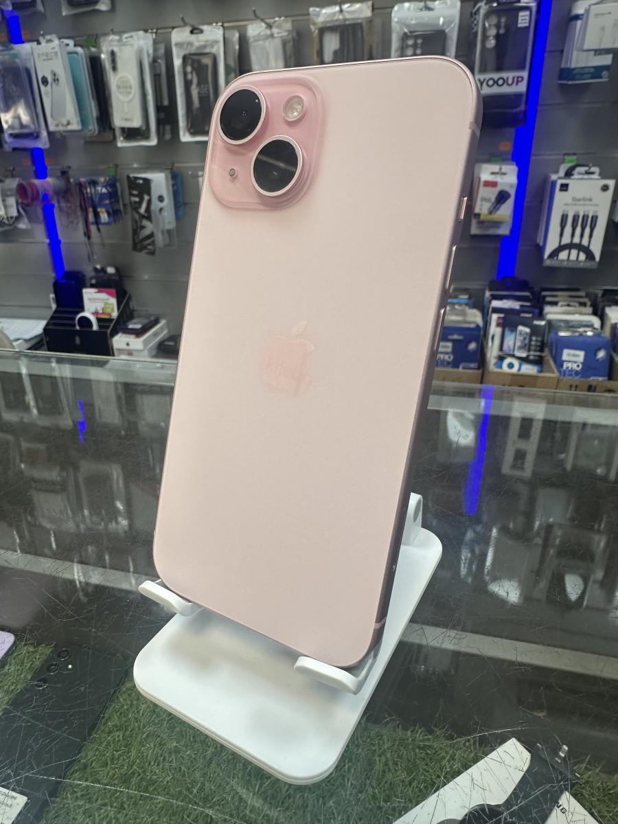 iPhone 15 128GB 5G Pink Mobiltelefon, HASZN&Aacute;LT