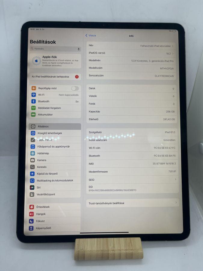 iPad Pro 12.9 3. Gen 2018 (Wi-Fi+Cellular 256GB Space Gray)