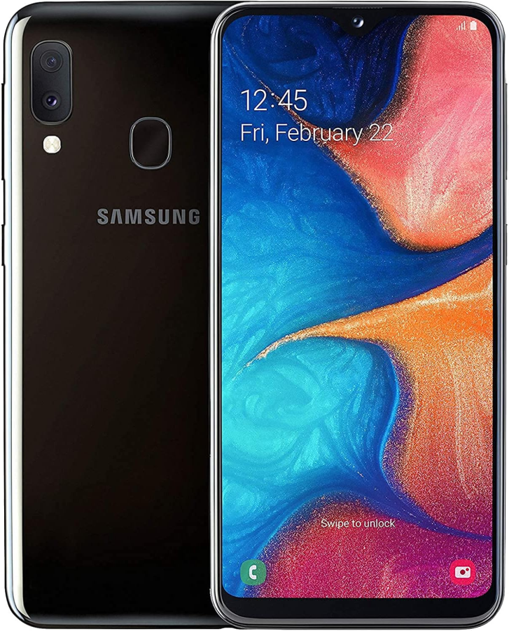 Samsung Galaxy A20e 32GB Dual A202 Használt Mobiltelefon, fekete