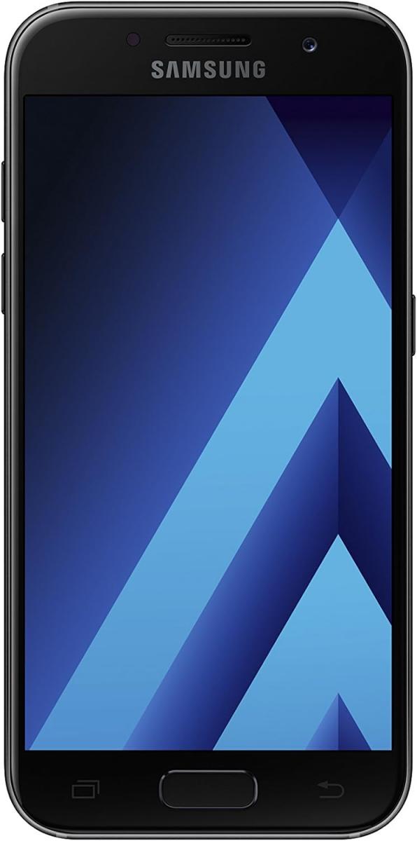 Samsung Galaxy A3 2017 Single A320F Mobiltelefon, fekete